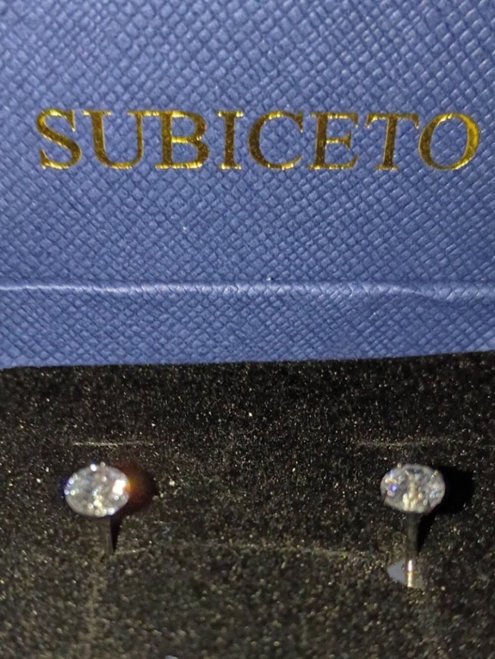 Cubic Zirconia Titanium Earring Studs